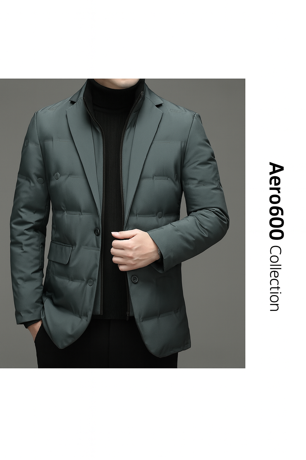 Aero600 Collection - Piumoni da uomo 2025 invernale Casual Business