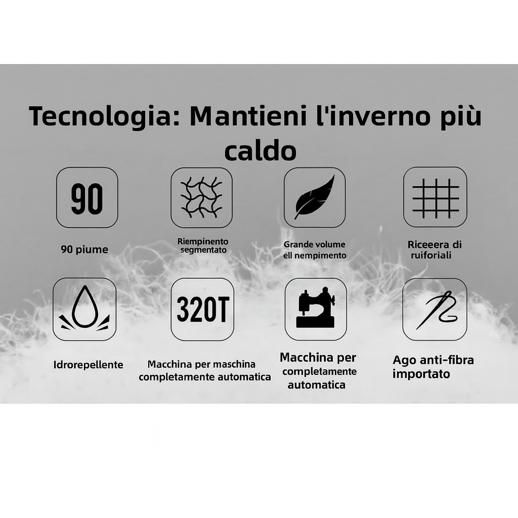 Aero600 Collection - Piumoni da uomo 2025 invernale Casual Business